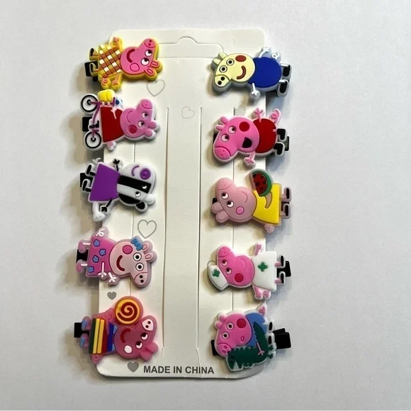 Peppa Pig hair clip set - Picture 2 of 3